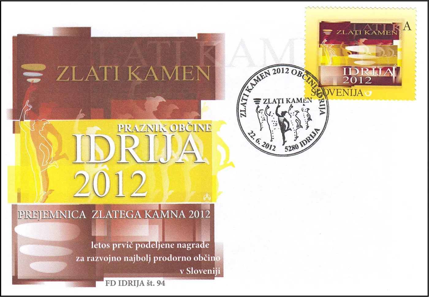 ZLATI KAMEN 2012 OBČINE IDRIJA